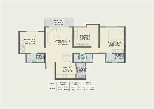 2bhk-Floor-Plan